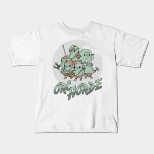 Kawaii Orc Horde Kids T-Shirt